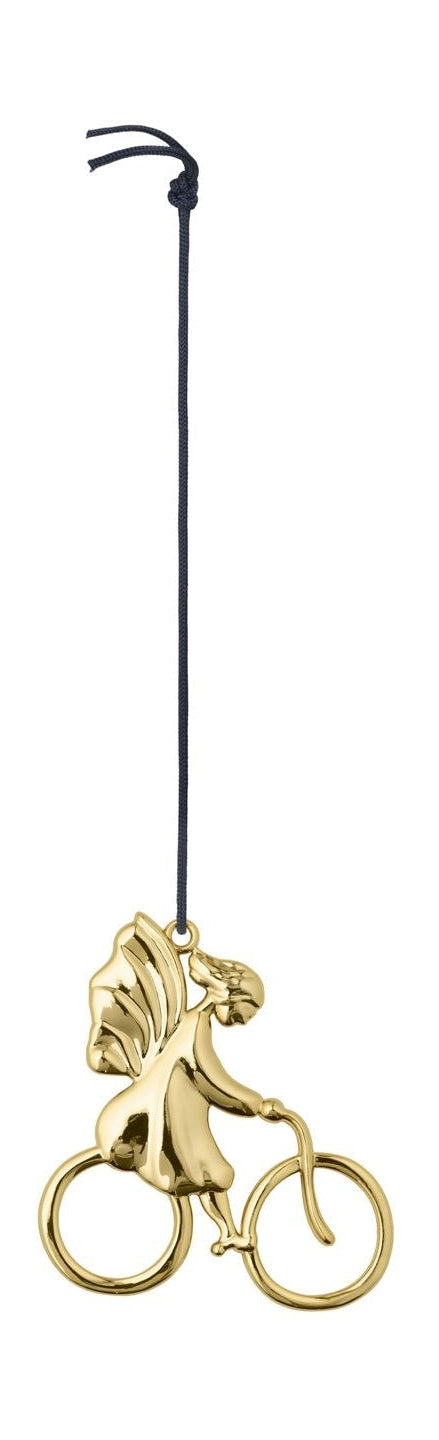 [product_category]-Rosendahl Karen Blixen Angel Girl On A Bicycle H7 Cm, Gold Plated-Rosendahl-5709513325215-32521-ROS-1