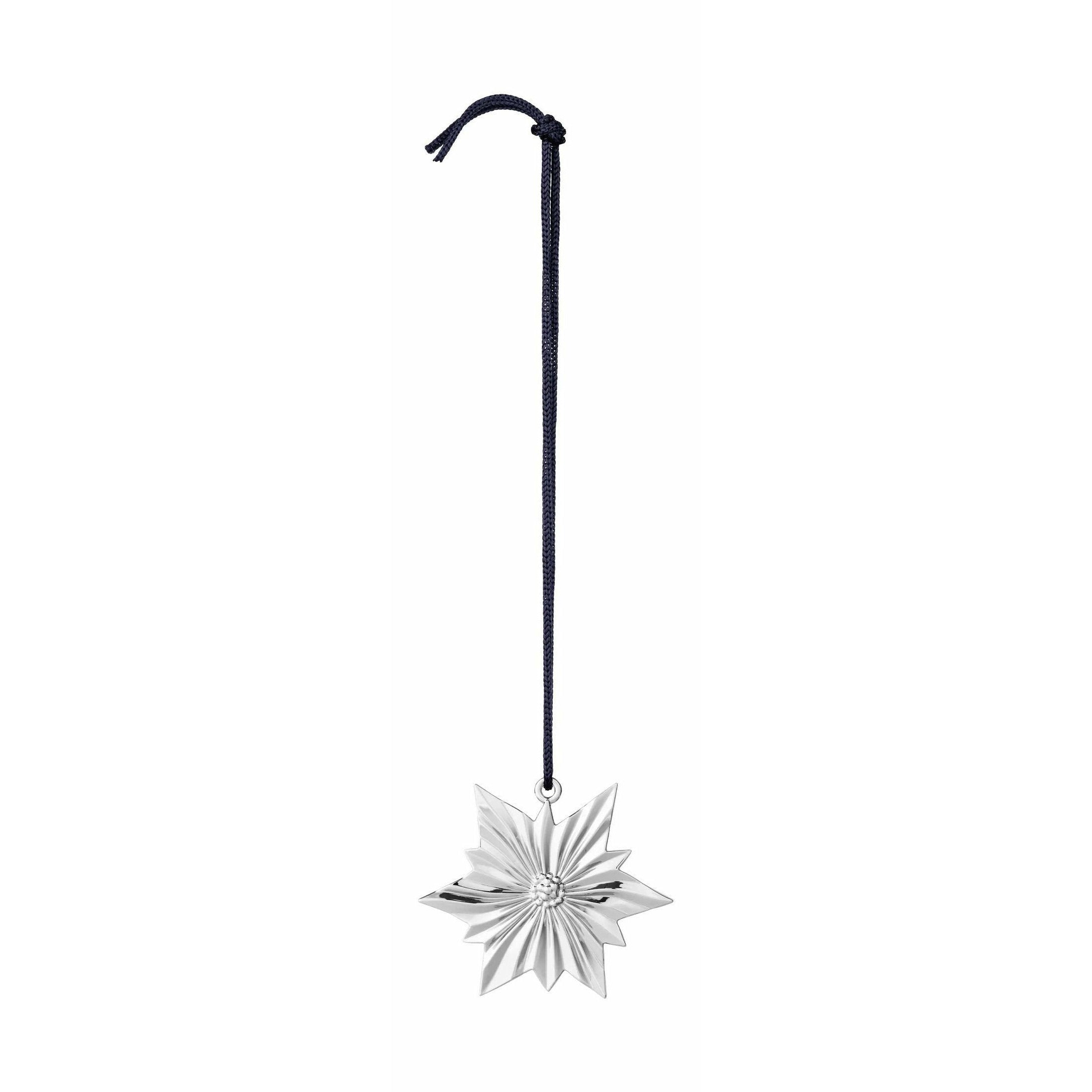 [product_category]-Rosendahl Karen Blixen Nordstern Christmas Decorations H 7cm, Silver Plated-Rosendahl-5709513315681-31568-ROS-1