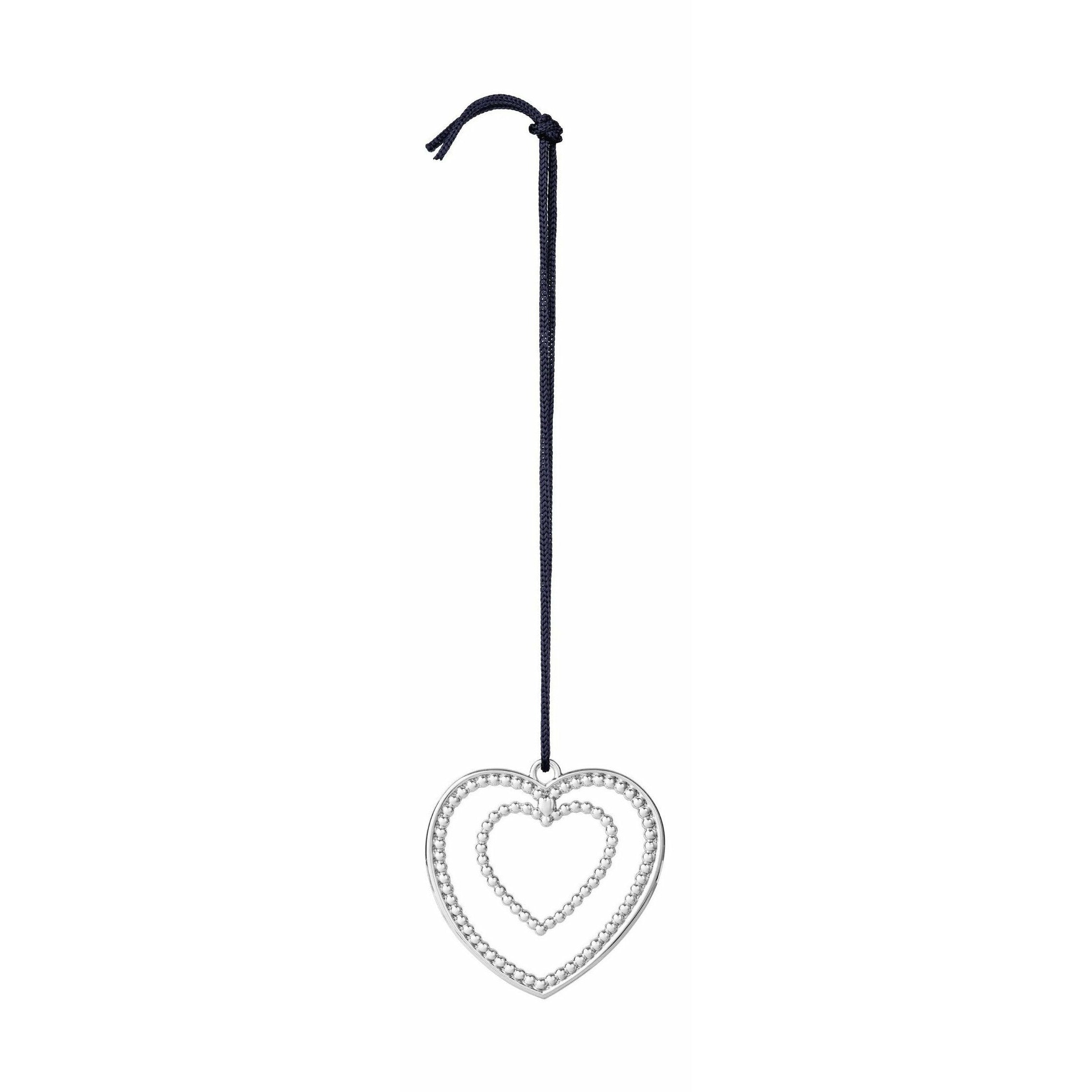 [product_category]-Rosendahl Karen Blixen Small Christmas Heart H 7cm, Silver Plated-Rosendahl-5709513315674-31567-ROS-1