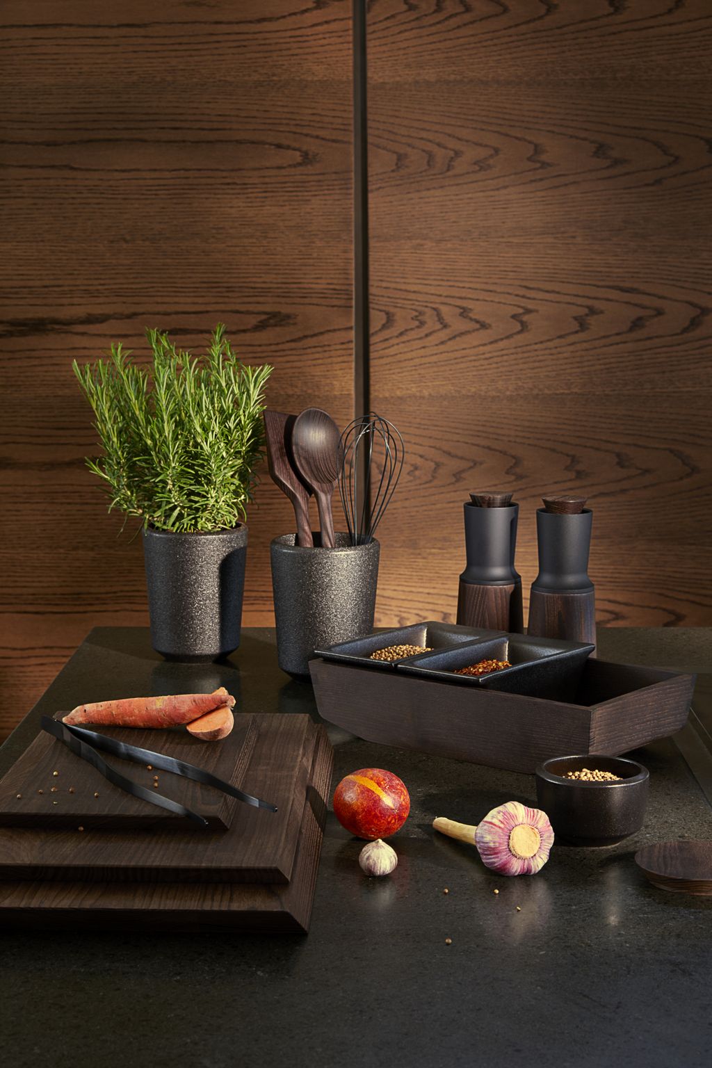 [product_category]-Rosendahl Rå Utensil Holder H15.5 Cm, Black-Rosendahl-5709513231134-23113-ROS-7