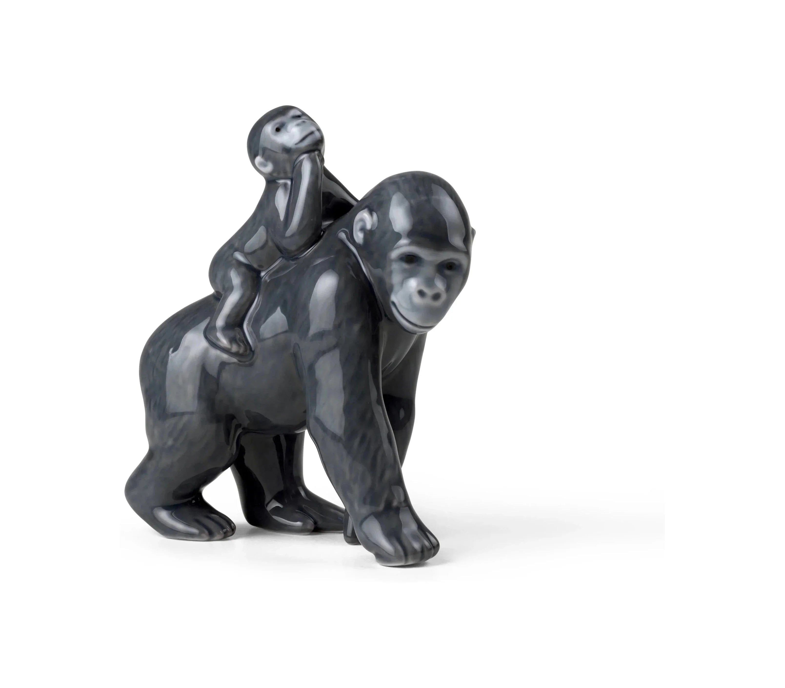 [product_category]-Royal Copenhagen 2023 Annual Figure, Gorilla With Baby-Royal Copenhagen-5705140742005-1066059-ROY-1