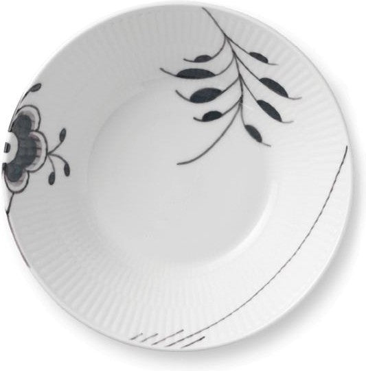 [product_category]-Royal Copenhagen Black Fluted Mega Deep Plate, 17 Cm-Royal Copenhagen-5705140726944-1017031-ROY-1