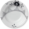 Royal Copenhagen Sort Riflet Mega Dyb Tallerken, 21 Cm 