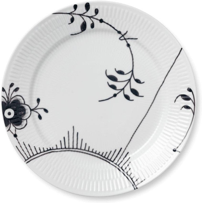 [product_category]-Royal Copenhagen Black Fluted Mega Plate, 27 Cm-Royal Copenhagen-5705140173717-1017471-ROY-1