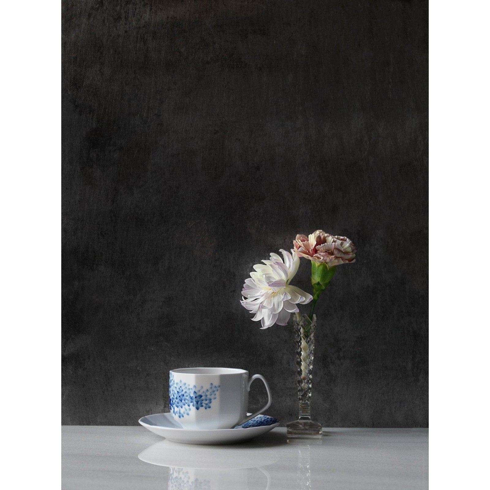 [product_category]-Royal Copenhagen Blomst Mug With Saucer Lilac, 22cl-Royal Copenhagen-5705140731214-1025331-ROY-5