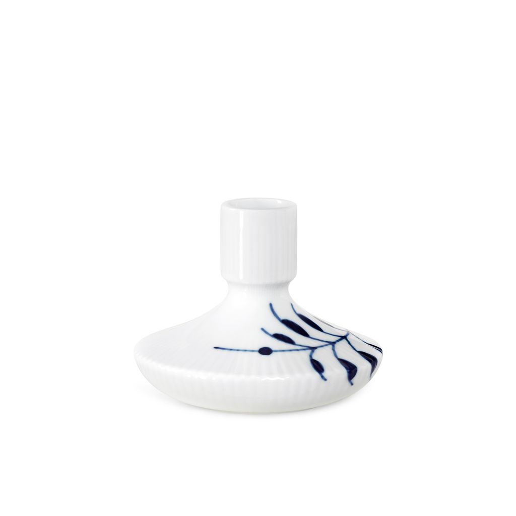 [product_category]-Royal Copenhagen Blue Fluted Mega Candlestick, 8 Cm-Royal Copenhagen-5705140738138-1061058-ROY-1