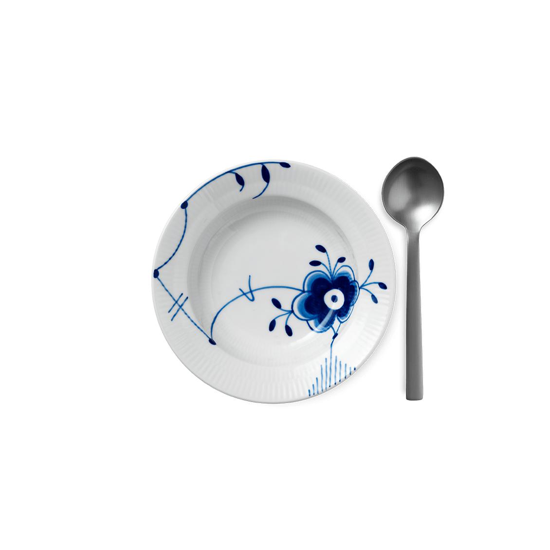 [product_category]-Royal Copenhagen Blue Fluted Mega Deep Plate, 17cm-Royal Copenhagen-5705140014805-1017368-ROY-2