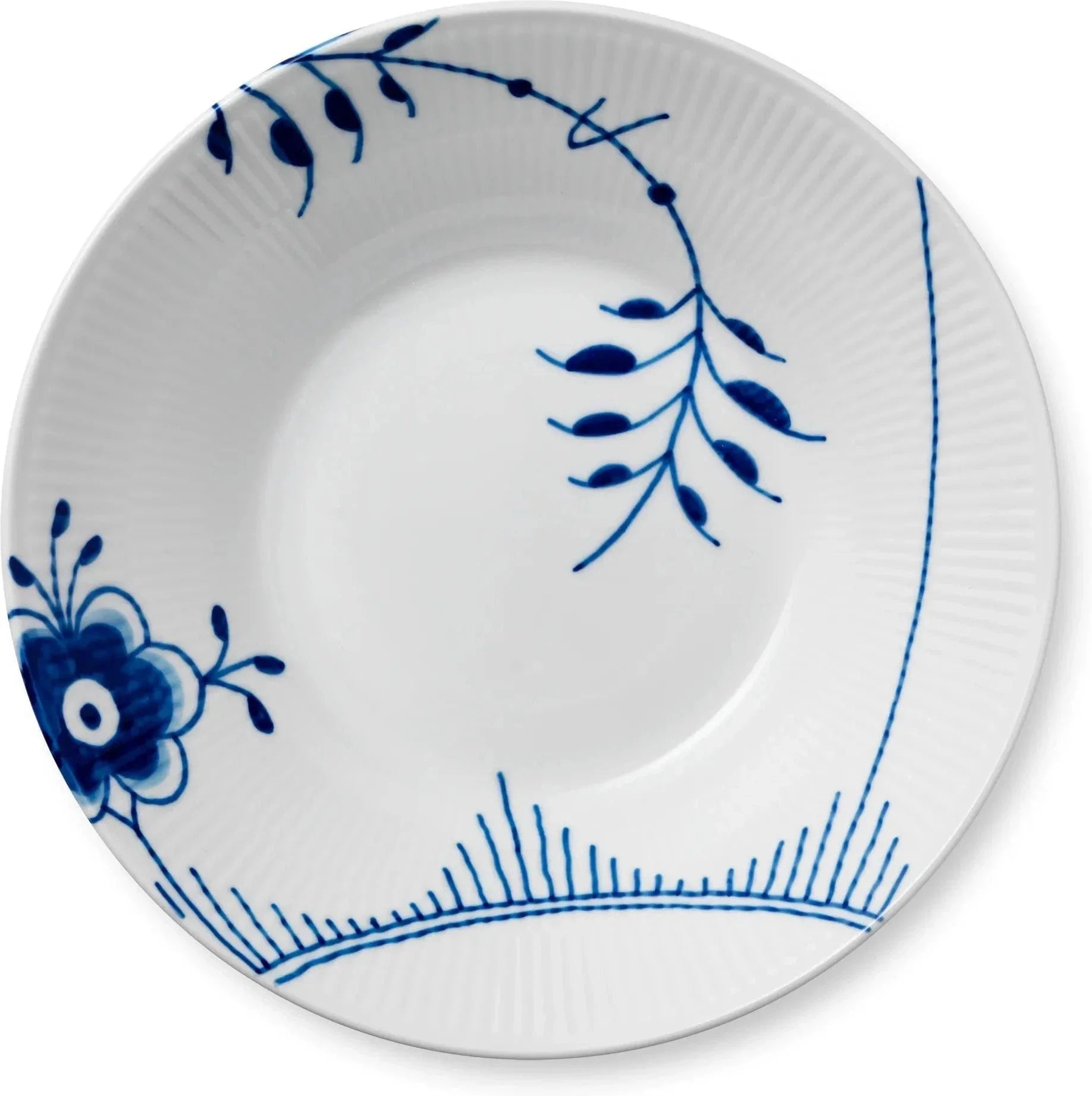 [product_category]-Royal Copenhagen Blue Fluted Mega Deep Plate, 24 Cm-Royal Copenhagen-5705140712855-1016910-ROY-1