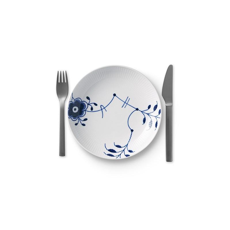 [product_category]-Royal Copenhagen Blue Fluted Mega Modern Plate, 20cm-Royal Copenhagen-5705140722090-1016904-ROY-3