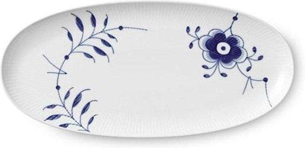 [product_category]-Royal Copenhagen Blue Fluted Mega Oval Serving Plate, 37cm-Royal Copenhagen-5705140733508-1028382-ROY-1