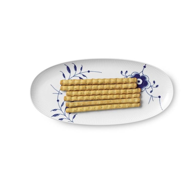 [product_category]-Royal Copenhagen Blue Fluted Mega Oval Serving Plate, 37cm-Royal Copenhagen-5705140733508-1028382-ROY-2
