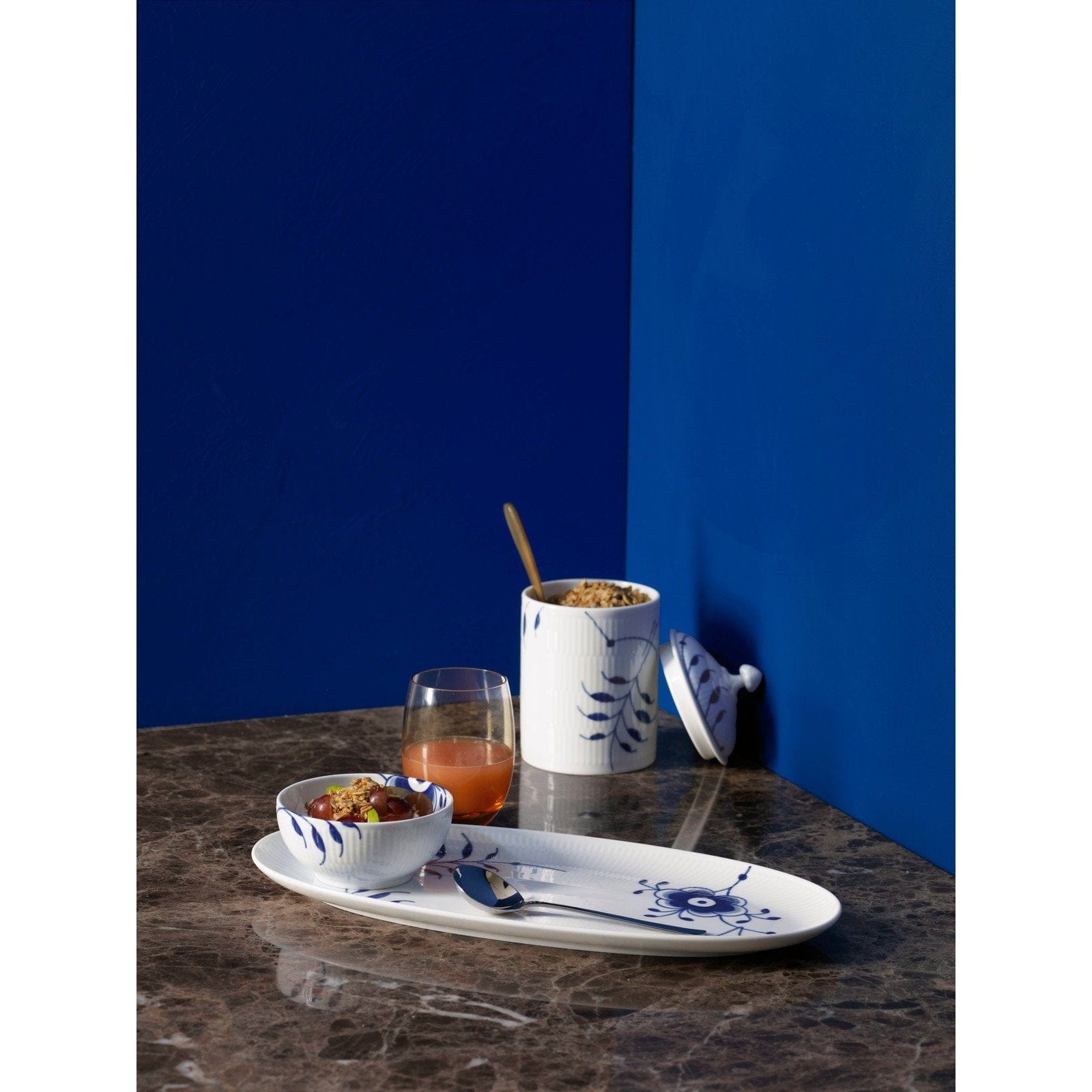 [product_category]-Royal Copenhagen Blue Fluted Mega Oval Serving Plate, 37cm-Royal Copenhagen-5705140733508-1028382-ROY-5