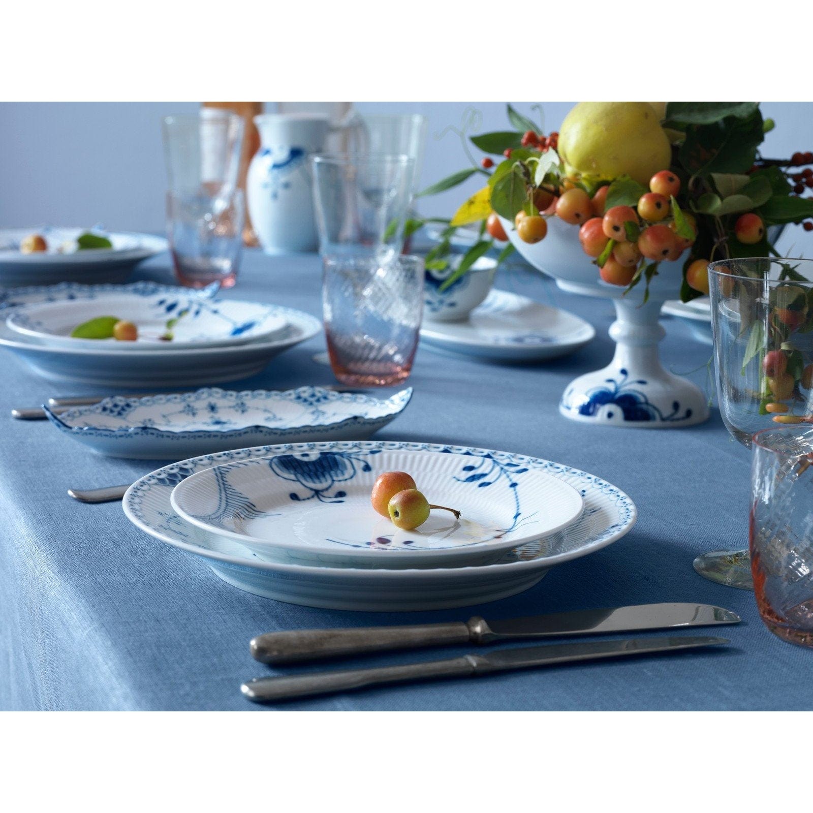 [product_category]-Royal Copenhagen Blue Fluted Mega Plate, 22cm-Royal Copenhagen-5705140635918-1017365-ROY-5