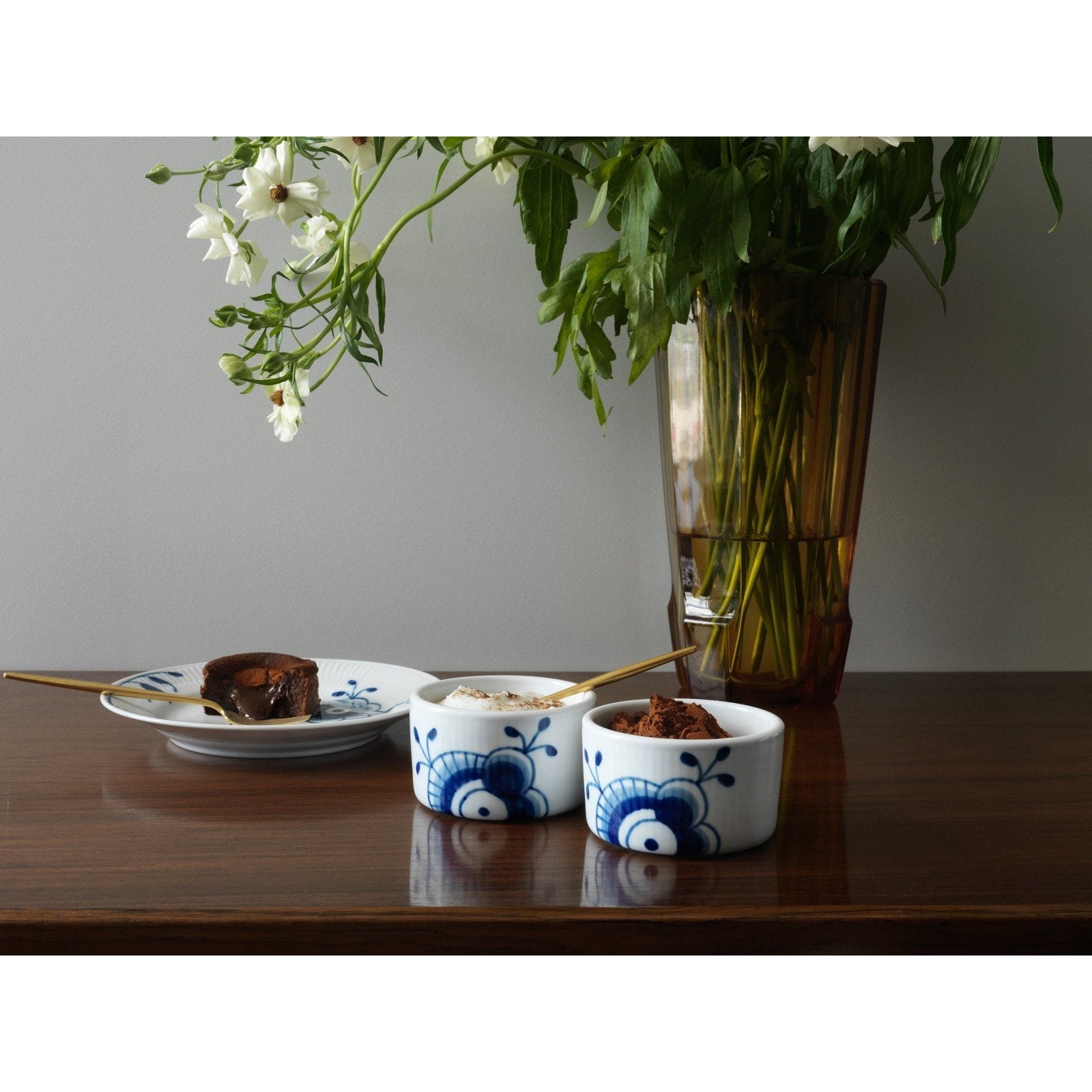 [product_category]-Royal Copenhagen Blue Fluted Mega Soufflè Bowls, 8,5 Cm 2 Pcs-Royal Copenhagen-5705140731436-1025513-ROY-3