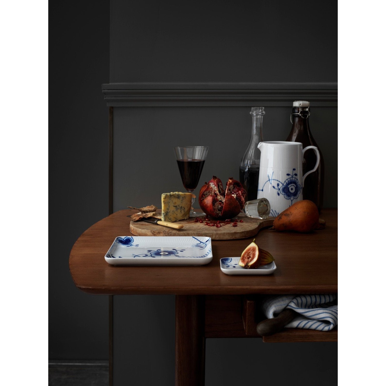 [product_category]-Royal Copenhagen Blue Fluted Mega Square Plate, 20cm-Royal Copenhagen-5705140733188-1027458-ROY-4