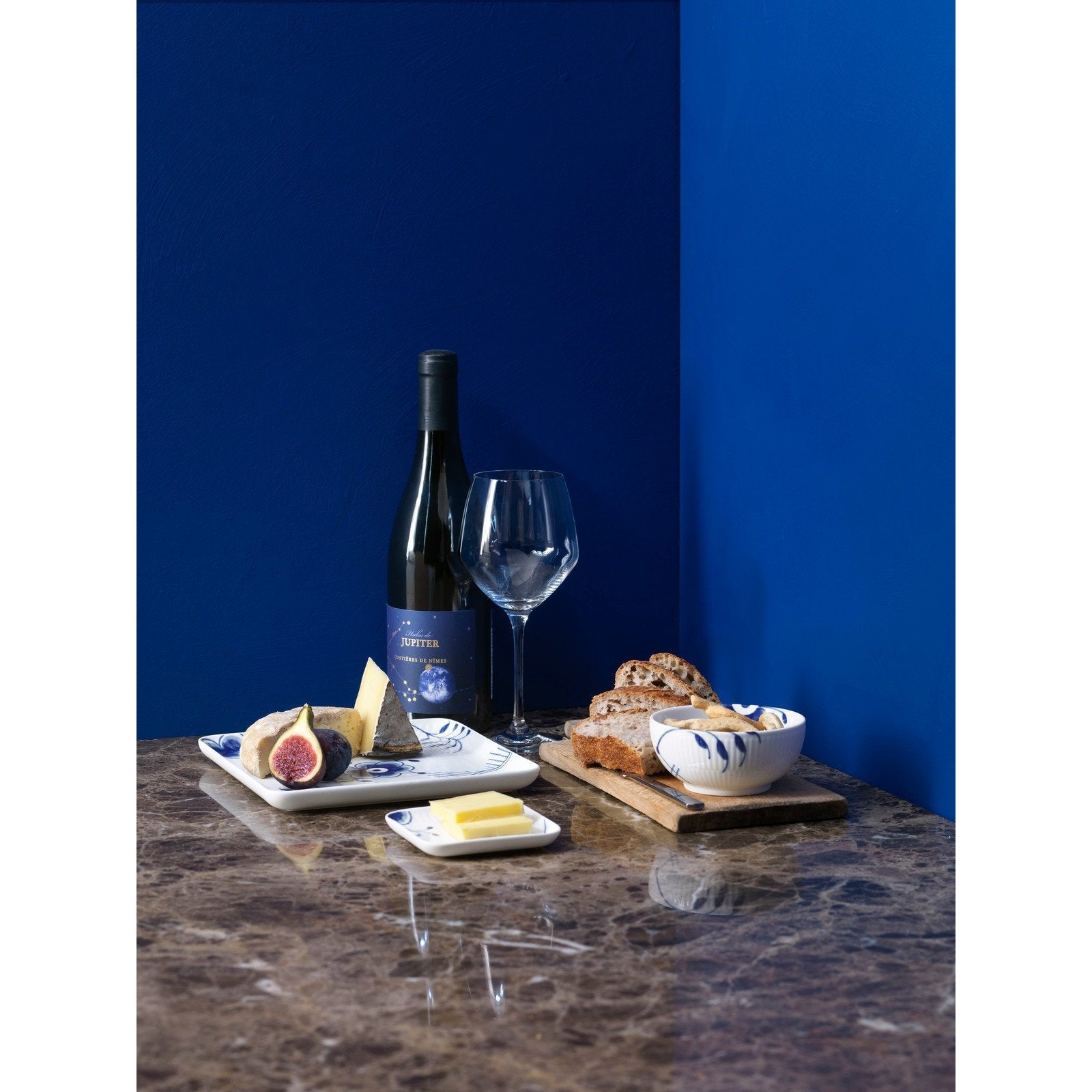[product_category]-Royal Copenhagen Blue Fluted Mega Square Plate, 20cm-Royal Copenhagen-5705140733188-1027458-ROY-5