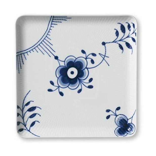 [product_category]-Royal Copenhagen Blue Fluted Mega Square Plate, 20cm-Royal Copenhagen-5705140733188-1027458-ROY-6