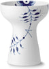 Royal Copenhagen Blå riflet Mega Vase, 19 cm