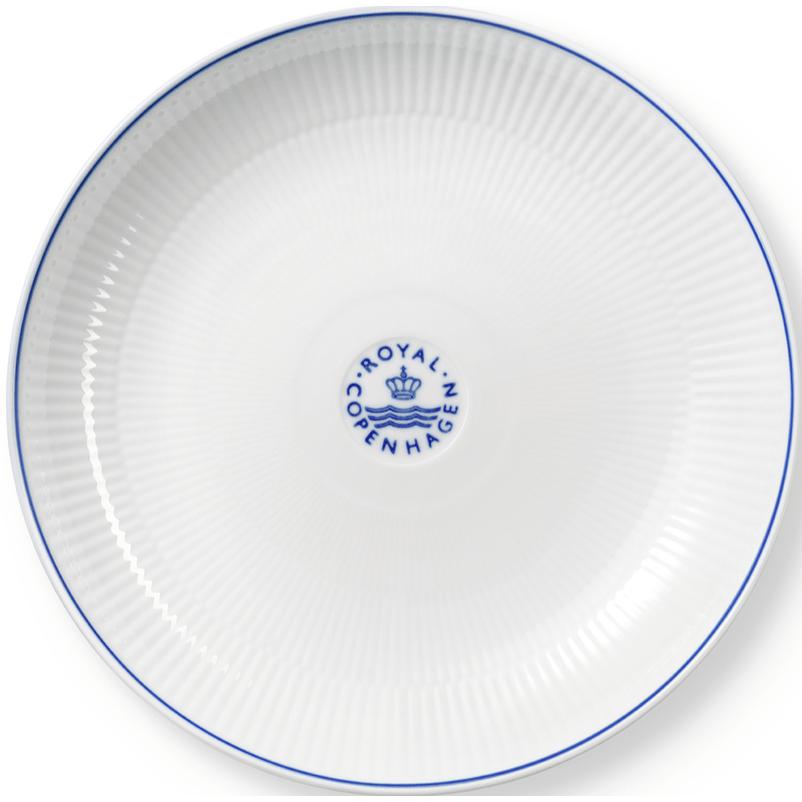 [product_category]-Royal Copenhagen Blueline Flat Bowl, 25 Cm-Royal Copenhagen-5705140737421-1058883-ROY-1