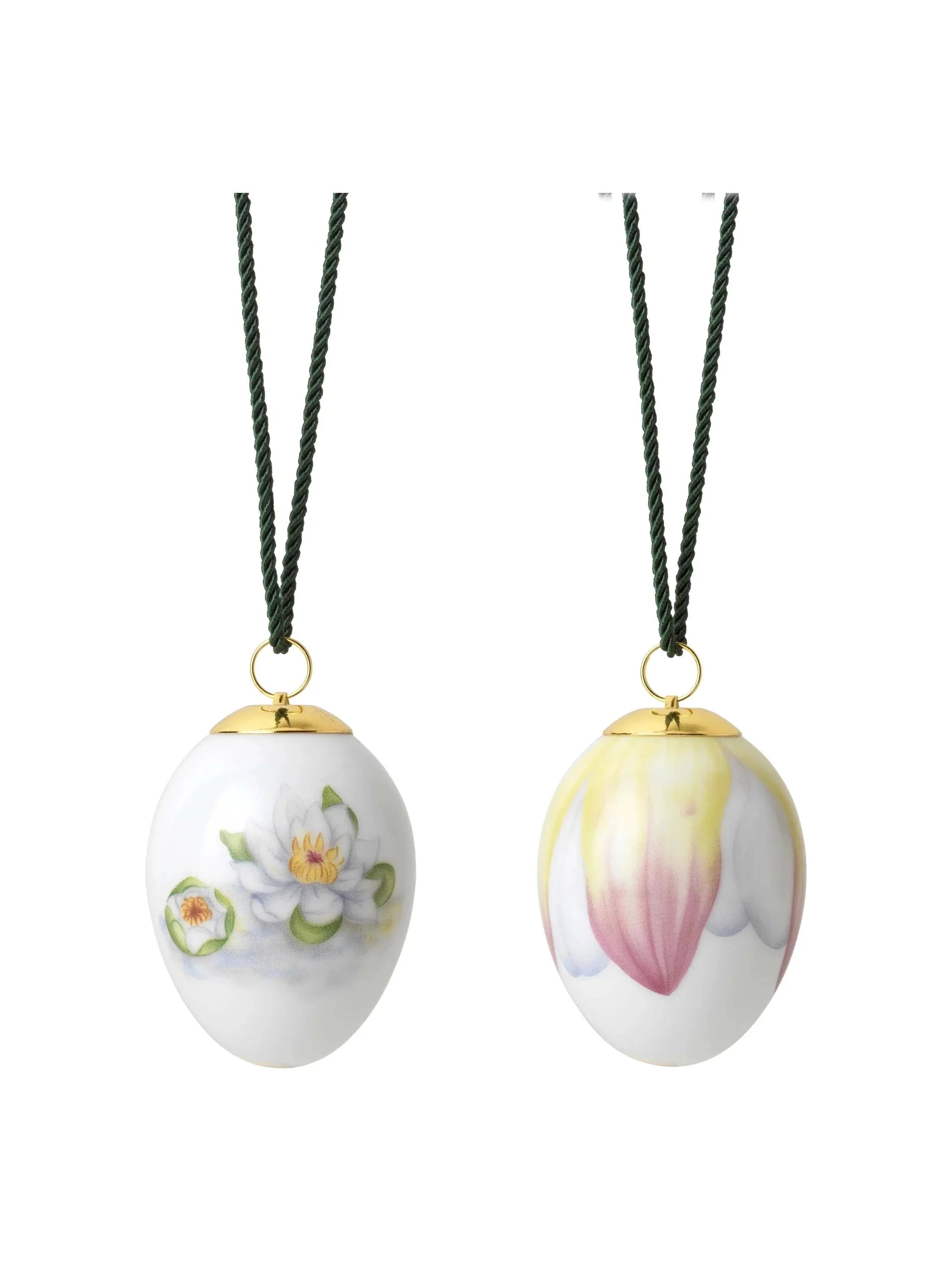 [product_category]-Royal Copenhagen Easter Pendant 2023, Water Lily Buds & Petals 2 Pcs-Royal Copenhagen-5705140742173-1066078-ROY-1