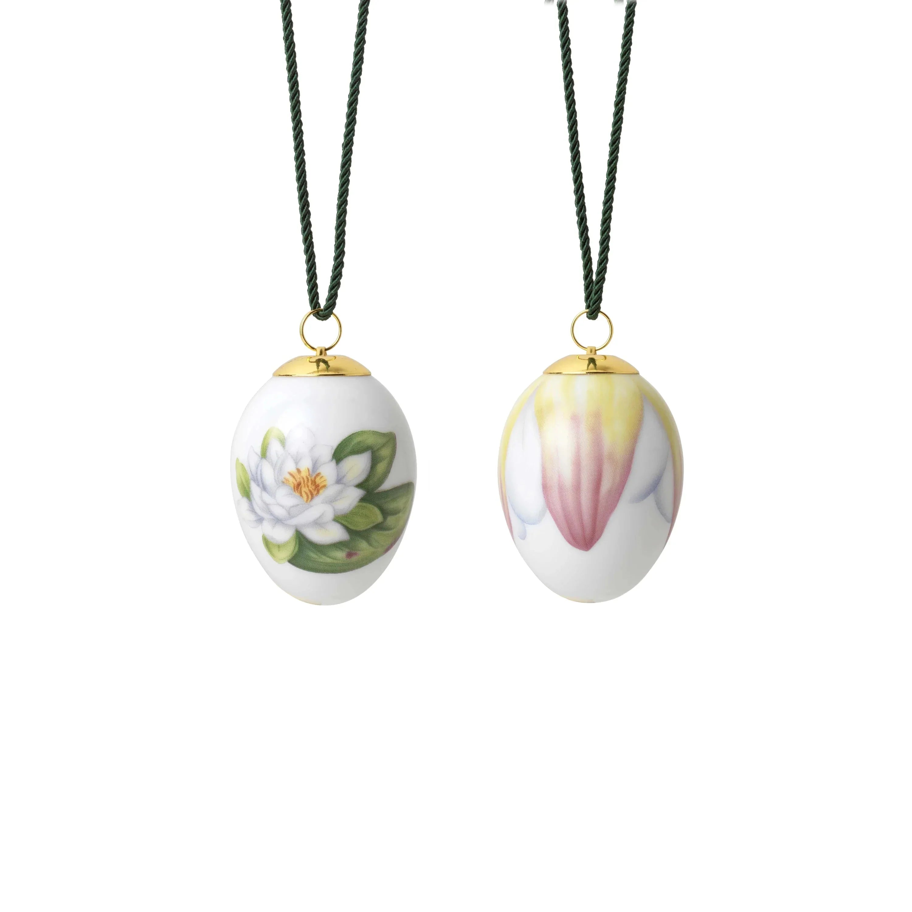 [product_category]-Royal Copenhagen Easter Pendant 2023, Water Lily Buds & Petals 2 Pcs-Royal Copenhagen-5705140742173-1066078-ROY-2