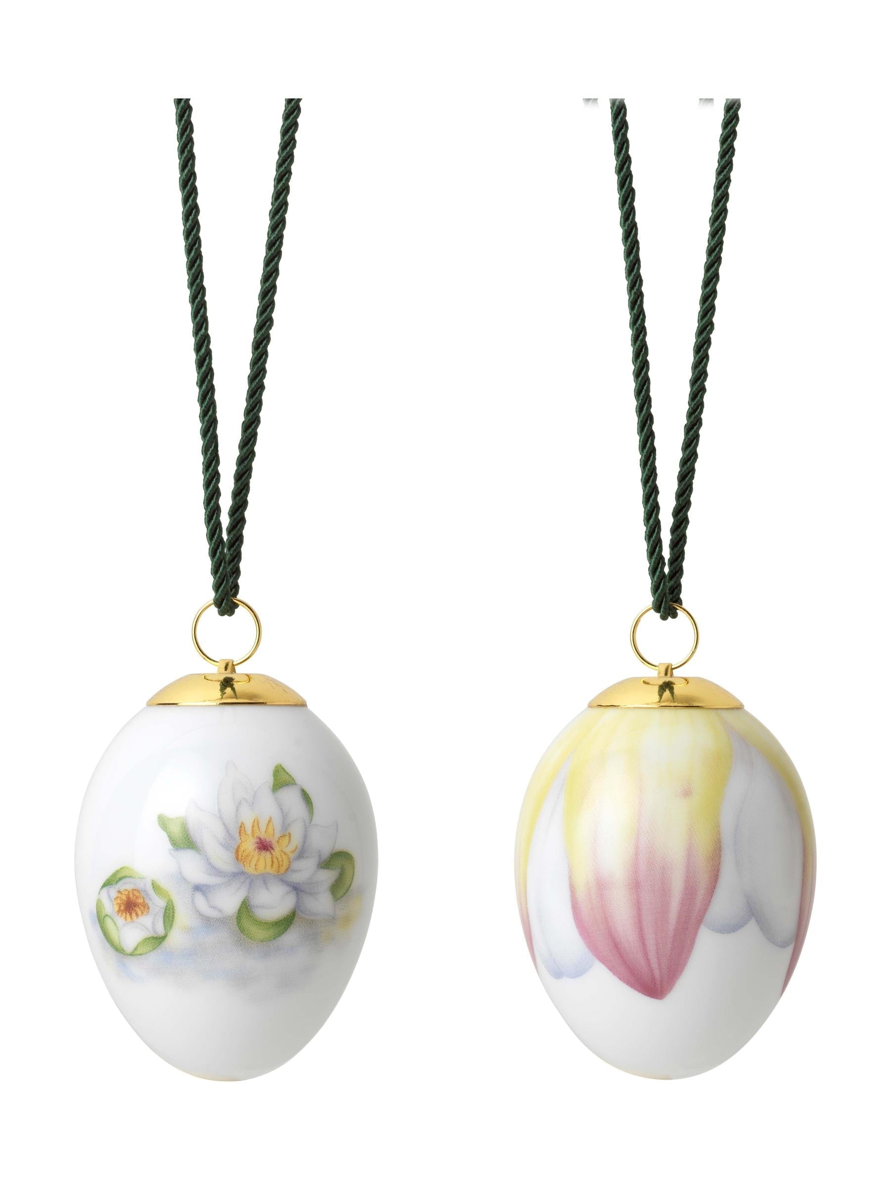 [product_category]-Royal Copenhagen Easter Pendant 2023, Water Lily Buds & Petals 2 Pcs-Royal Copenhagen-5705140742173-1066078-ROY-4