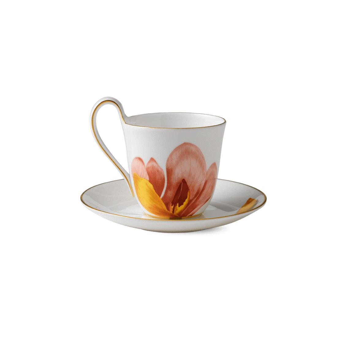 [product_category]-Royal Copenhagen Flora Mug W. Saucer Magnolia, 27cl-Royal Copenhagen-5705140704041-1017548-ROY-2
