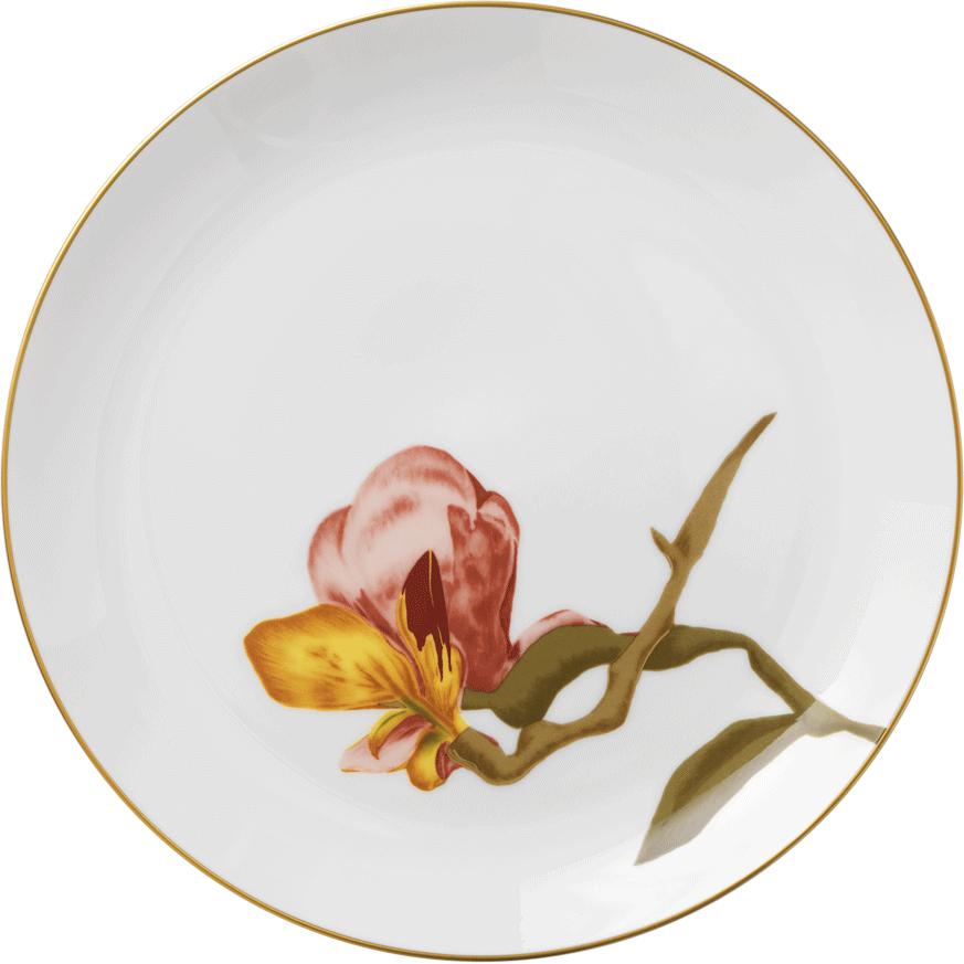 [product_category]-Royal Copenhagen Flora Plate Magnolia, 27cm-Royal Copenhagen-5705140731320-1025416-ROY-1