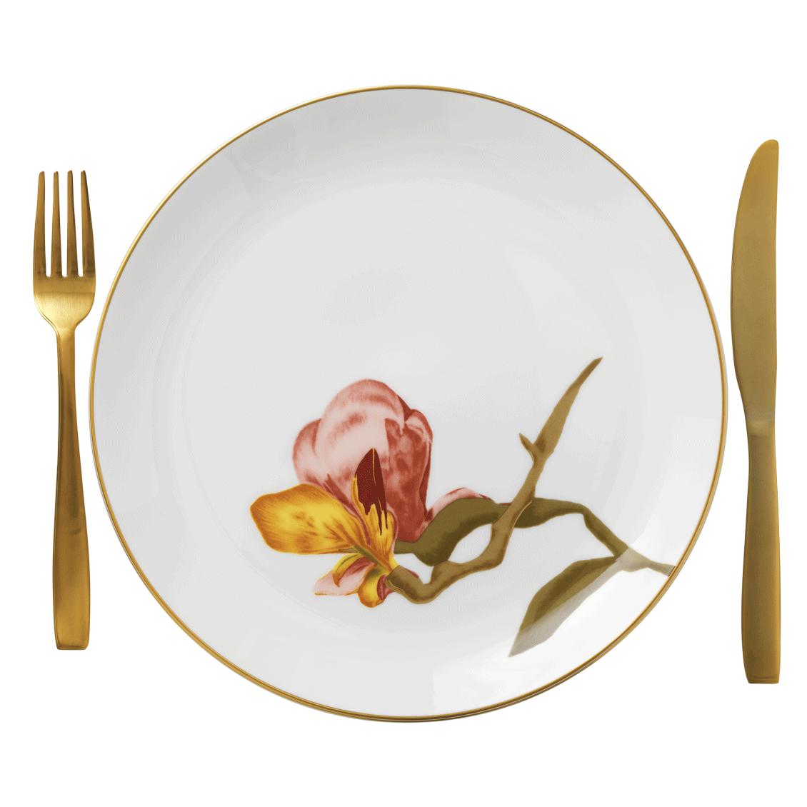[product_category]-Royal Copenhagen Flora Plate Magnolia, 27cm-Royal Copenhagen-5705140731320-1025416-ROY-2