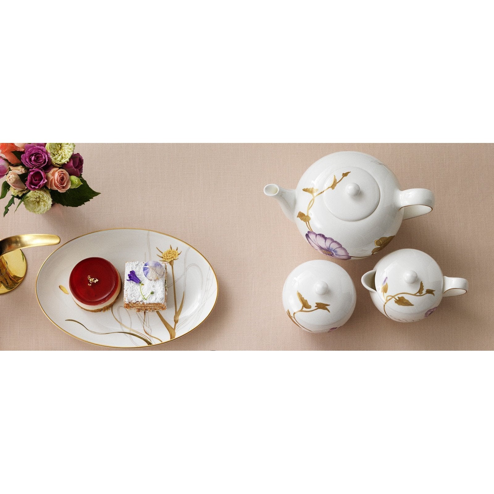 [product_category]-Royal Copenhagen Flora Sugar Bowl Morning Glory, 35cl-Royal Copenhagen-5705140708148-1017540-ROY-5