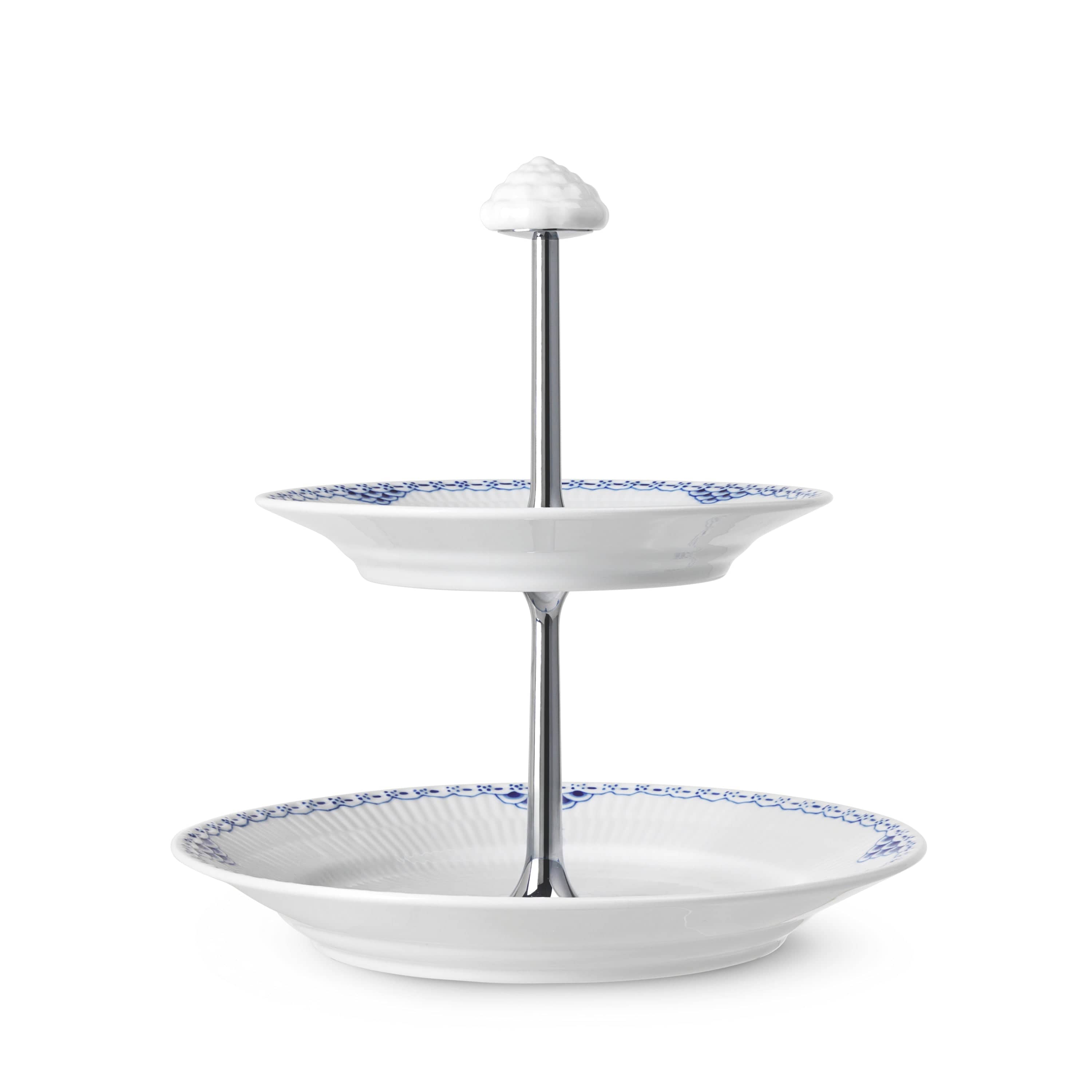 [product_category]-Royal Copenhagen Princess Etagere 2 Layer, 24 Cm-Royal Copenhagen-5705140739227-1062485-ROY-1