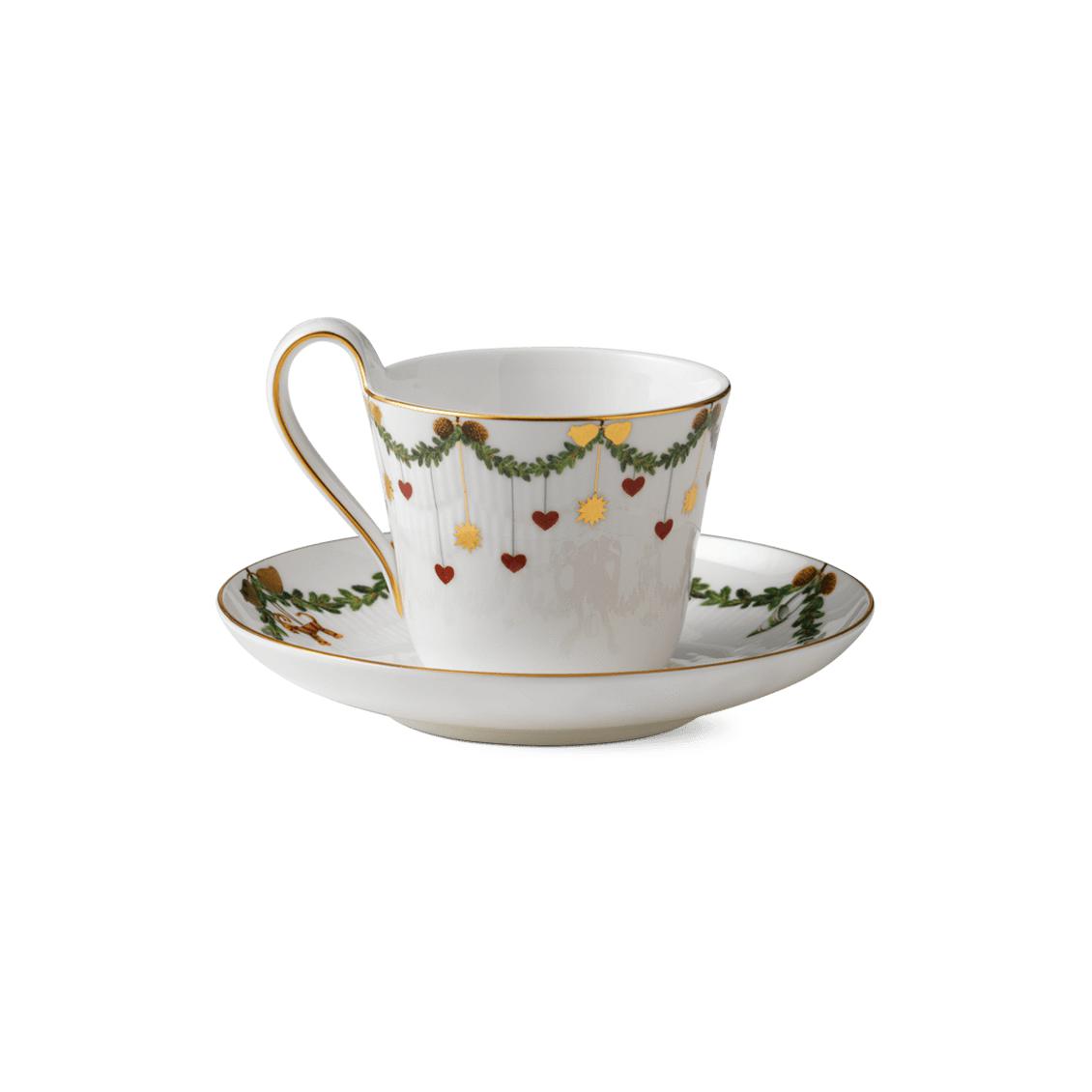 [product_category]-Royal Copenhagen Star Fluted Christmas Cup With Saucer, 24 Cl-Royal Copenhagen-5705140243120-1017438-ROY-2