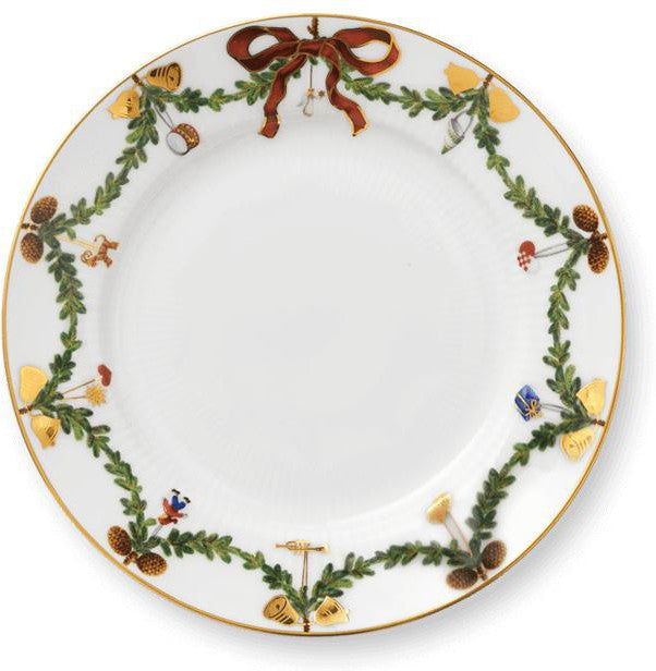 [product_category]-Royal Copenhagen Star Fluted Christmas Plate, 19cm-Royal Copenhagen-5705140701286-1017455-ROY-1