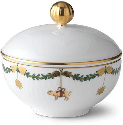 [product_category]-Royal Copenhagen Star Fluted Christmas Sugar Bowl-Royal Copenhagen-5705140729624-1021103-ROY-1