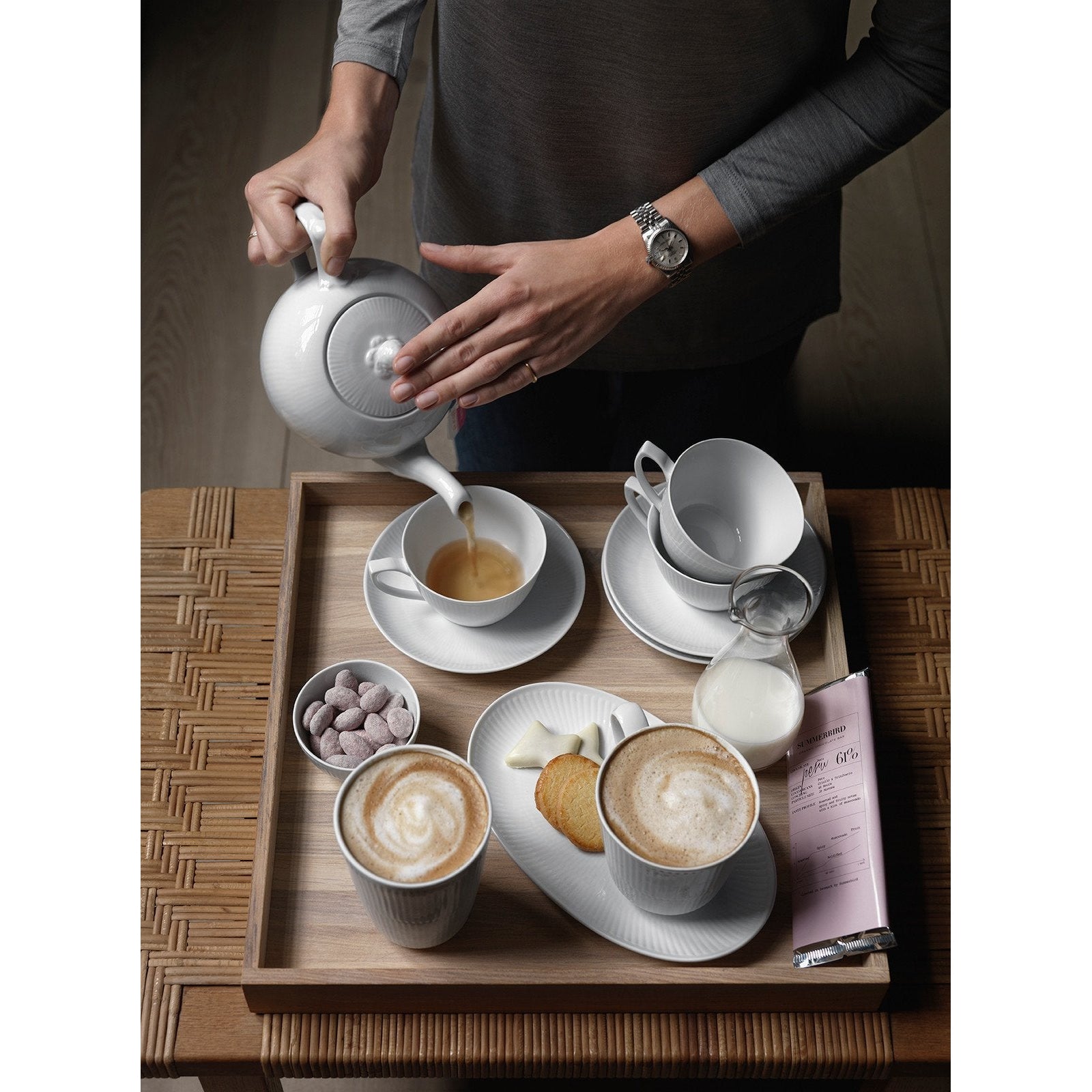 [product_category]-Royal Copenhagen White Fluted Cup W. Saucer, 28cl-Royal Copenhagen-5705140705581-1017383-ROY-5