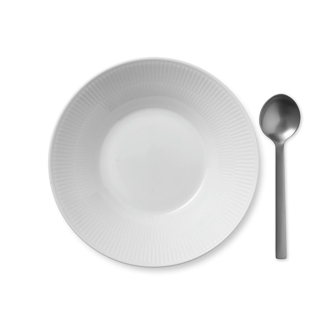 [product_category]-Royal Copenhagen White Fluted Deep Plate, 24cm-Royal Copenhagen-5705140711162-1016940-ROY-2