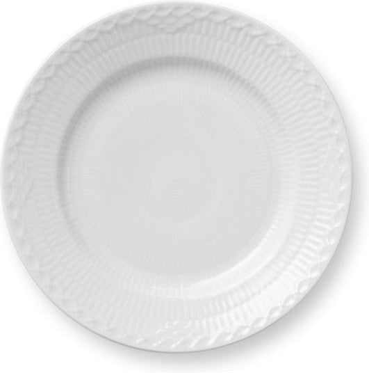 [product_category]-Royal Copenhagen White Fluted Half Lace Plate, 17cm-Royal Copenhagen-5705140175766-1017292-ROY-1