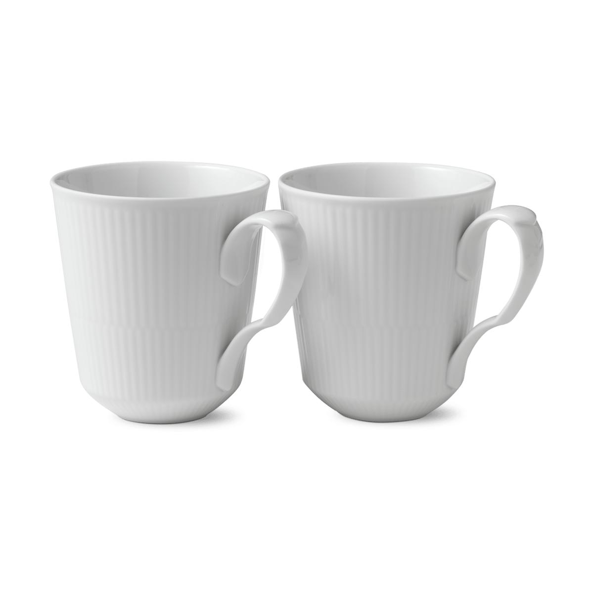 [product_category]-Royal Copenhagen White Fluted Mug 37cl, 2pcs.-Royal Copenhagen-5705140709404-1016918-ROY-4