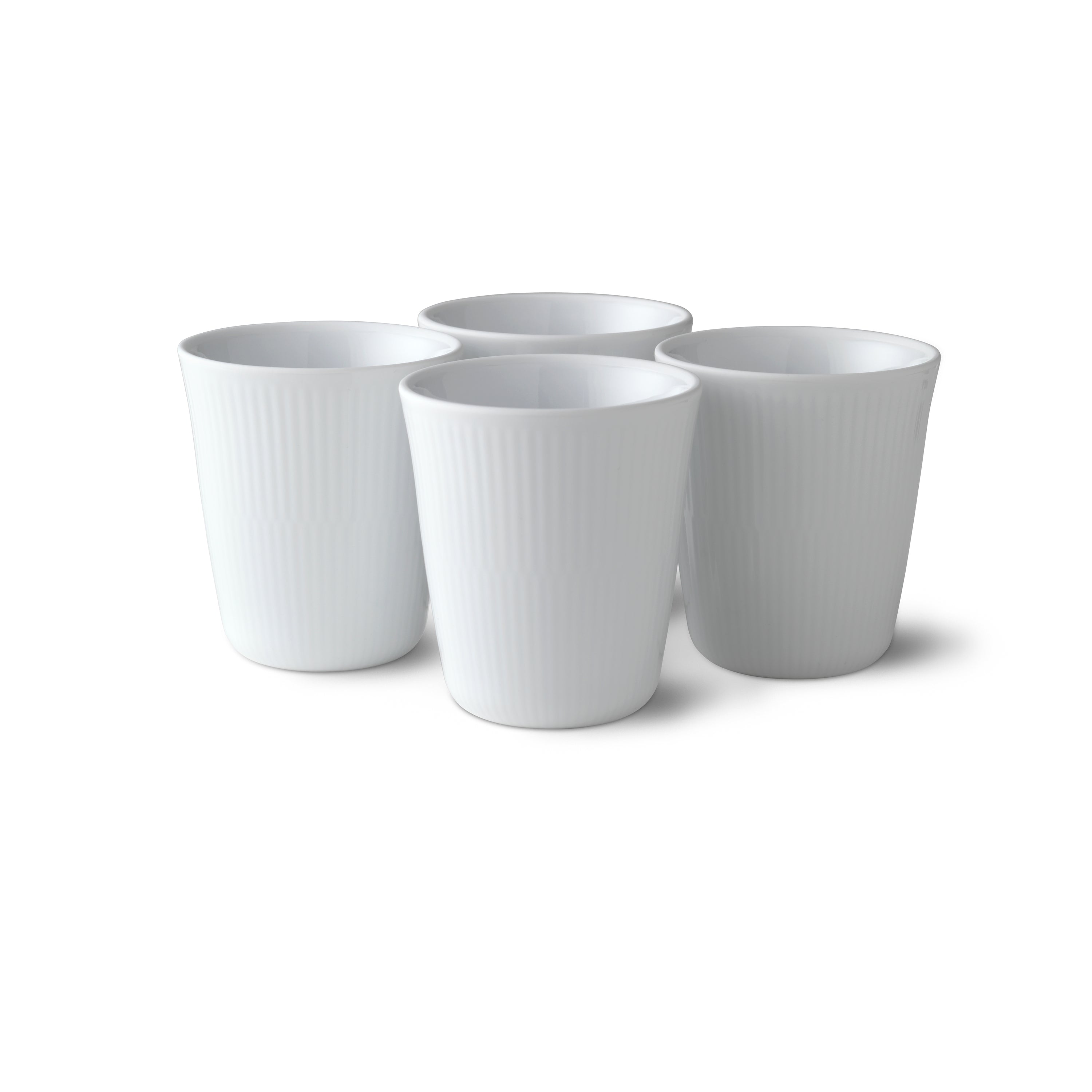 [product_category]-Royal Copenhagen White Fluted Thermo Mug 29 Cl, Set Of 4-Royal Copenhagen-5705140713883-1016917-ROY-1