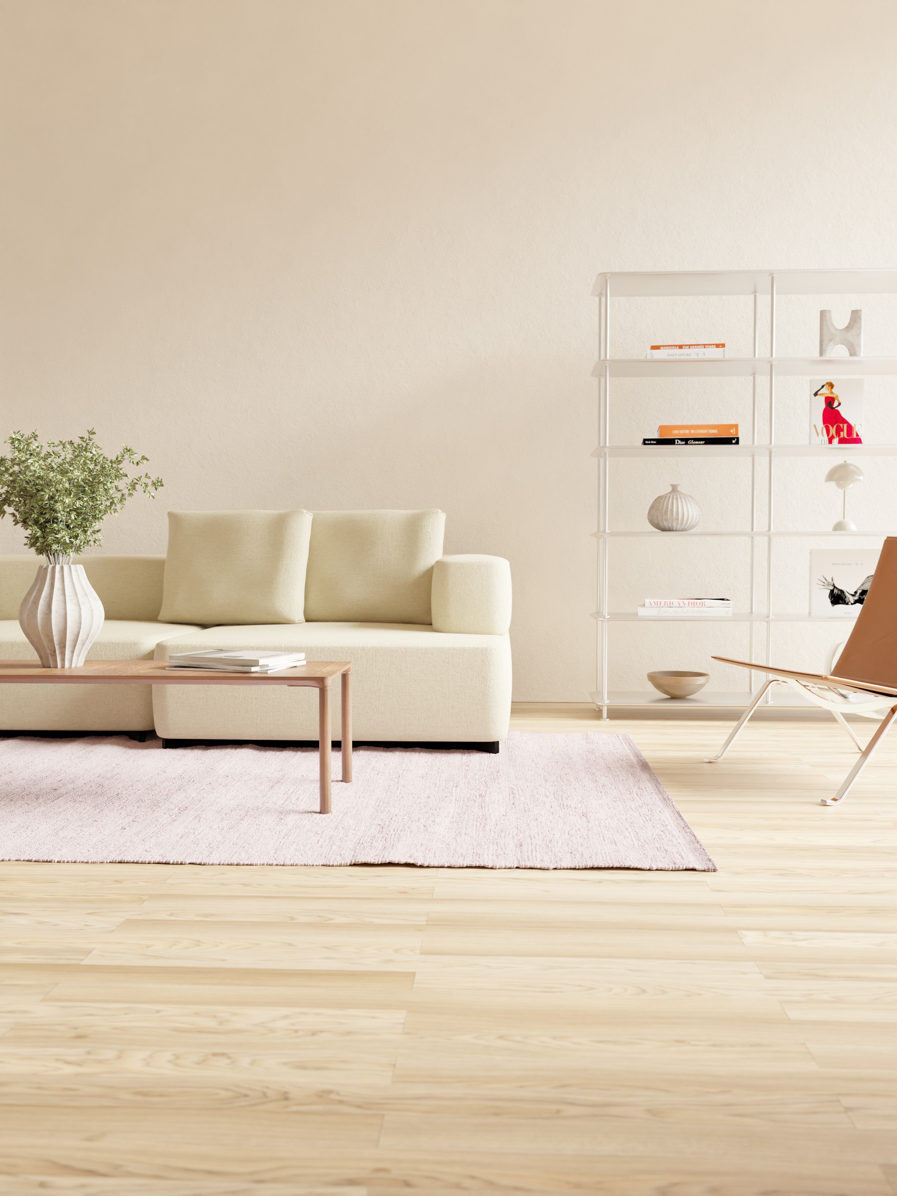 [product_category]-Rug Solid Cotton Rug 170 X 240 Cm, Milkshake-Rug Solid-5711655209292-20929-RUG-2