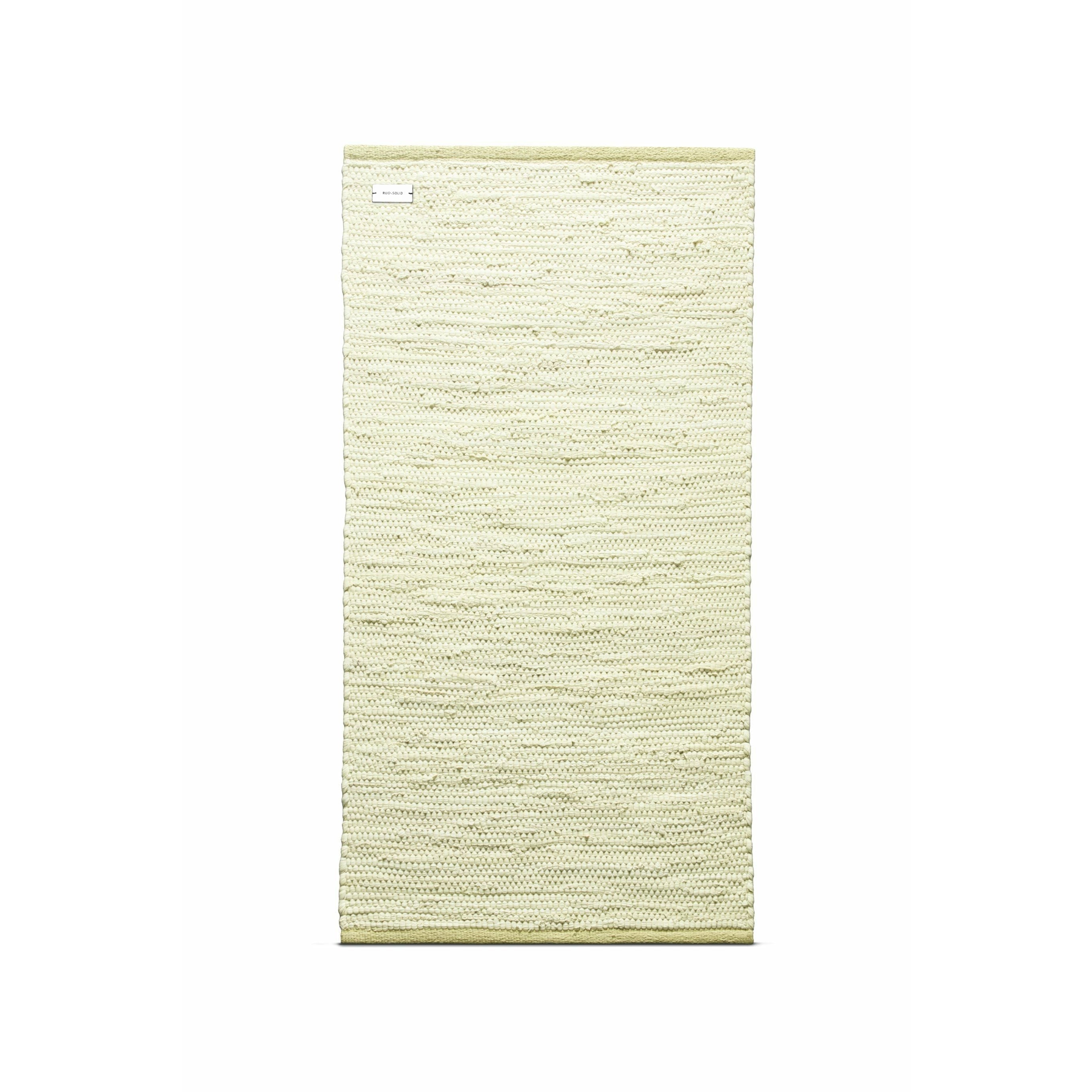 Rug Solid Bomuldstæppe 200x75 cm, citron