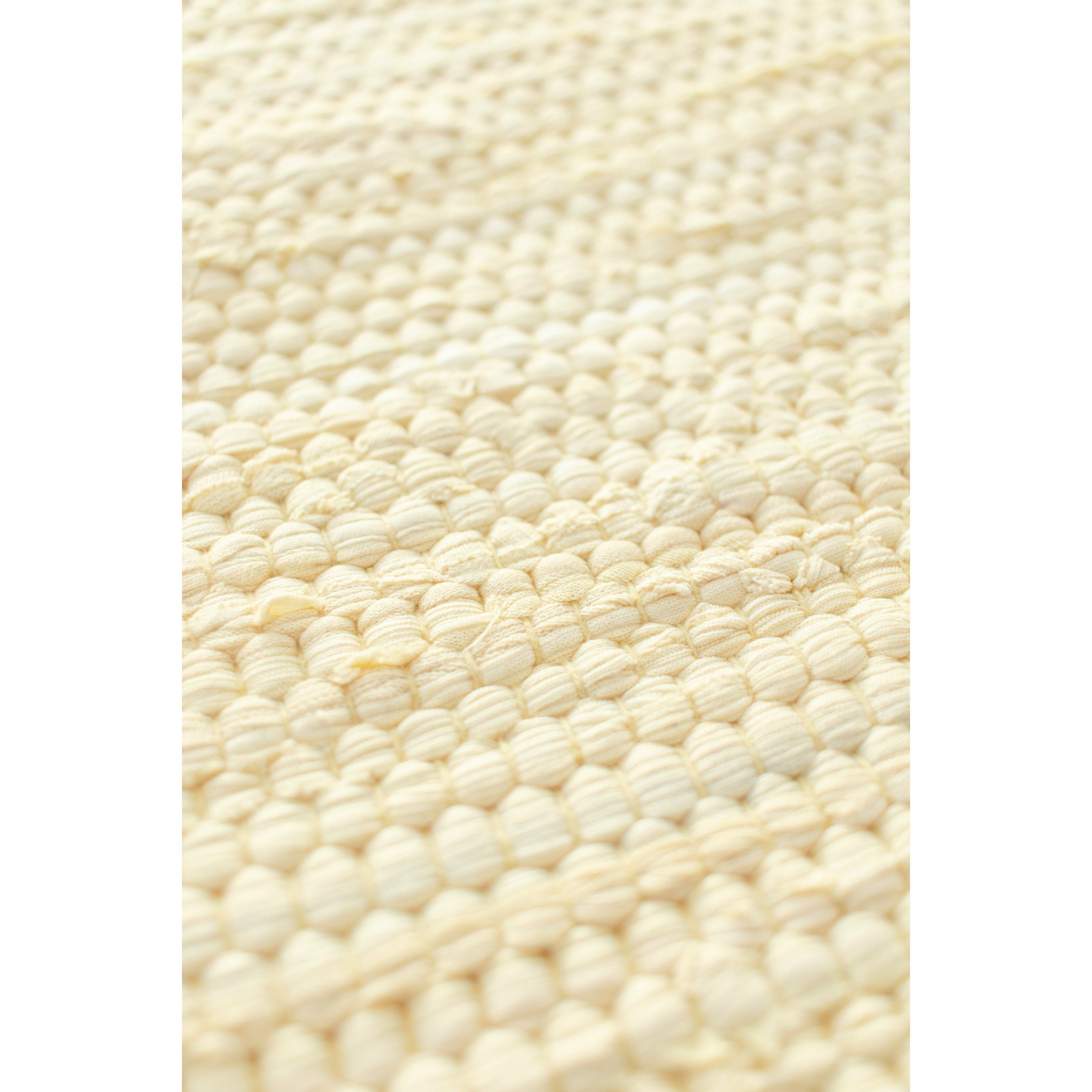 Rug Solid Bomuldstæppe 200x75 cm, citron