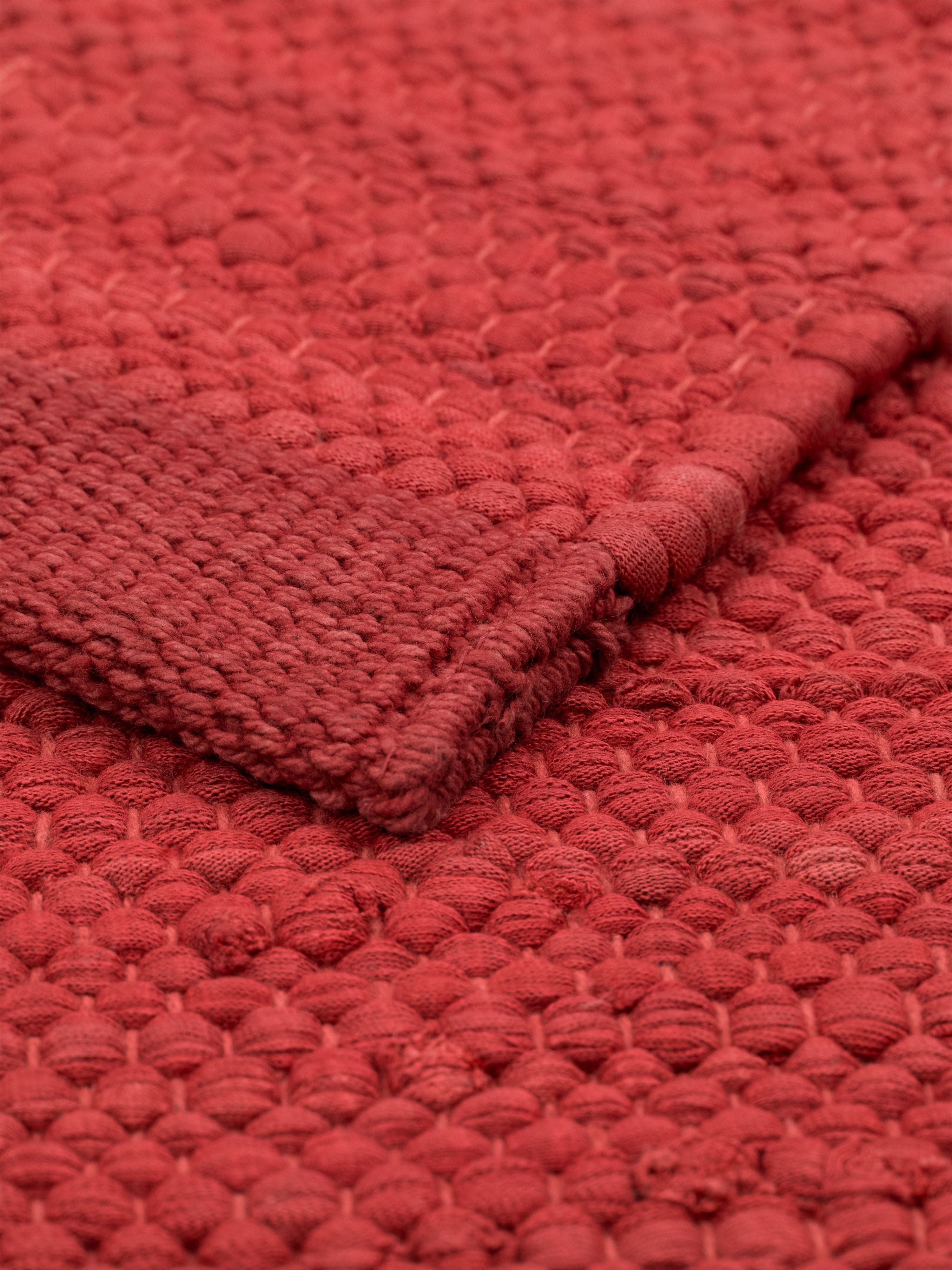[product_category]-Rug Solid Cotton Rug 75 X 200 Cm, Strawberry-Rug Solid-5711655203153-20315-RUG-2