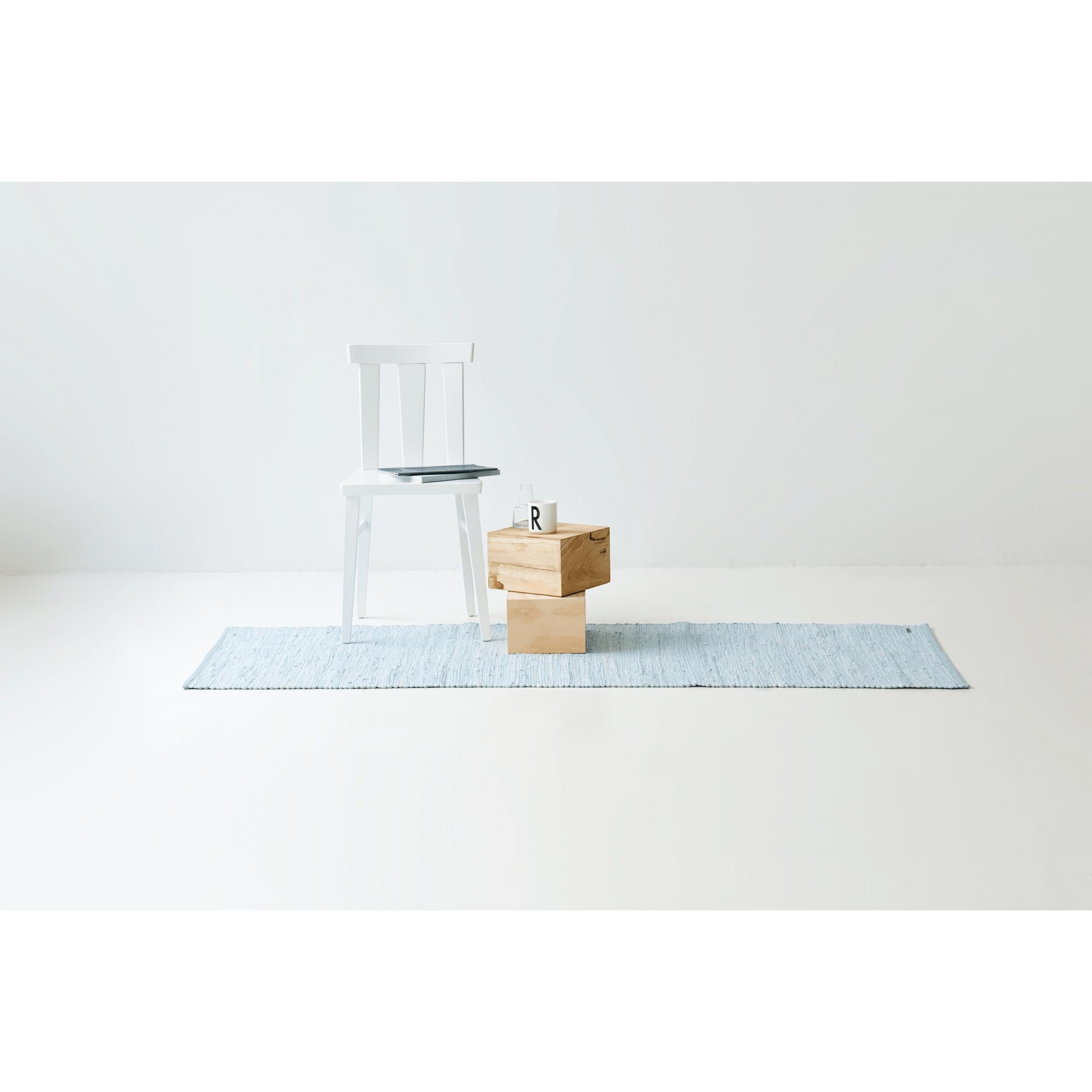 Rug Solid Cotton Rug Daydream Blue, 170 X 240 Cm
