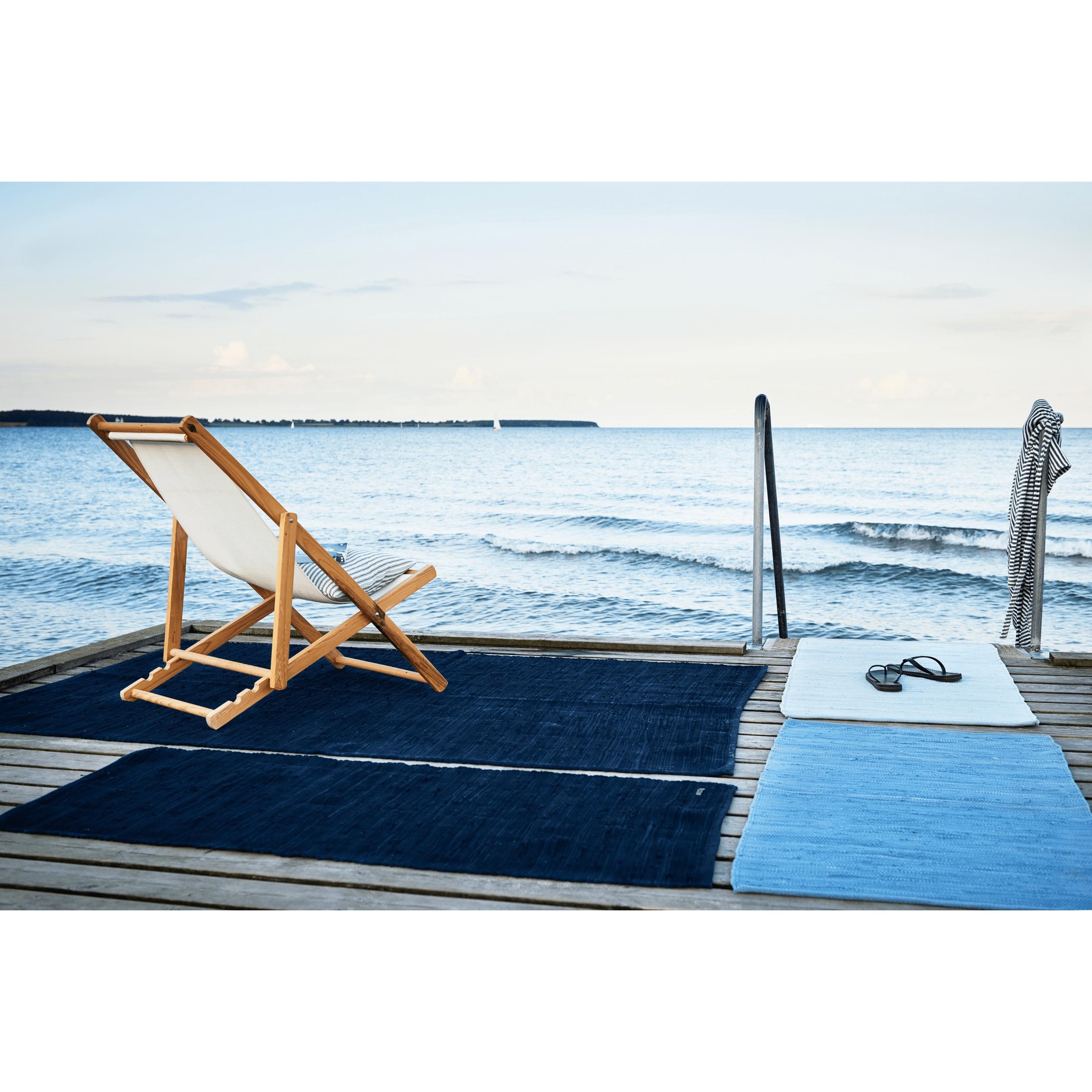 [product_category]-Rug Solid Cotton Rug Deep Ocean Blue, 170 X 240 Cm-Rug Solid-5711655209162-20916-RUG-2