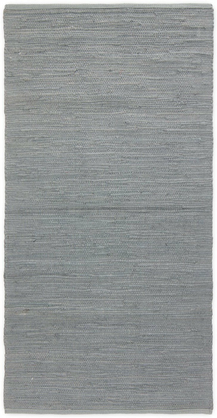 Rug Solid Bomuldstæppe lysegrå, 60 x 90 cm