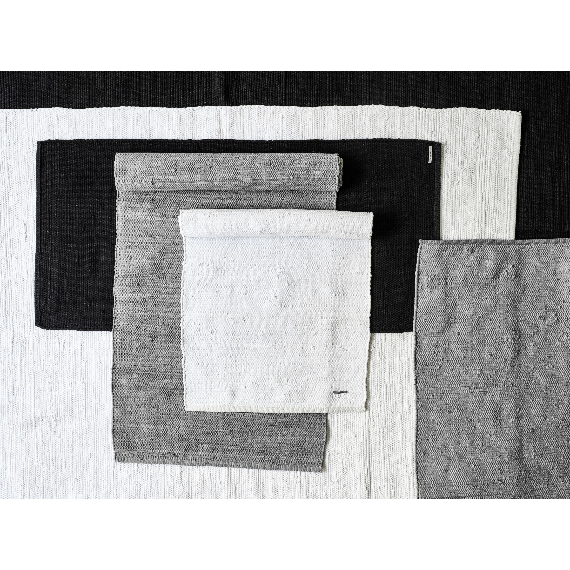 Rug Solid Bomuldstæppe lysegrå, 60 x 90 cm