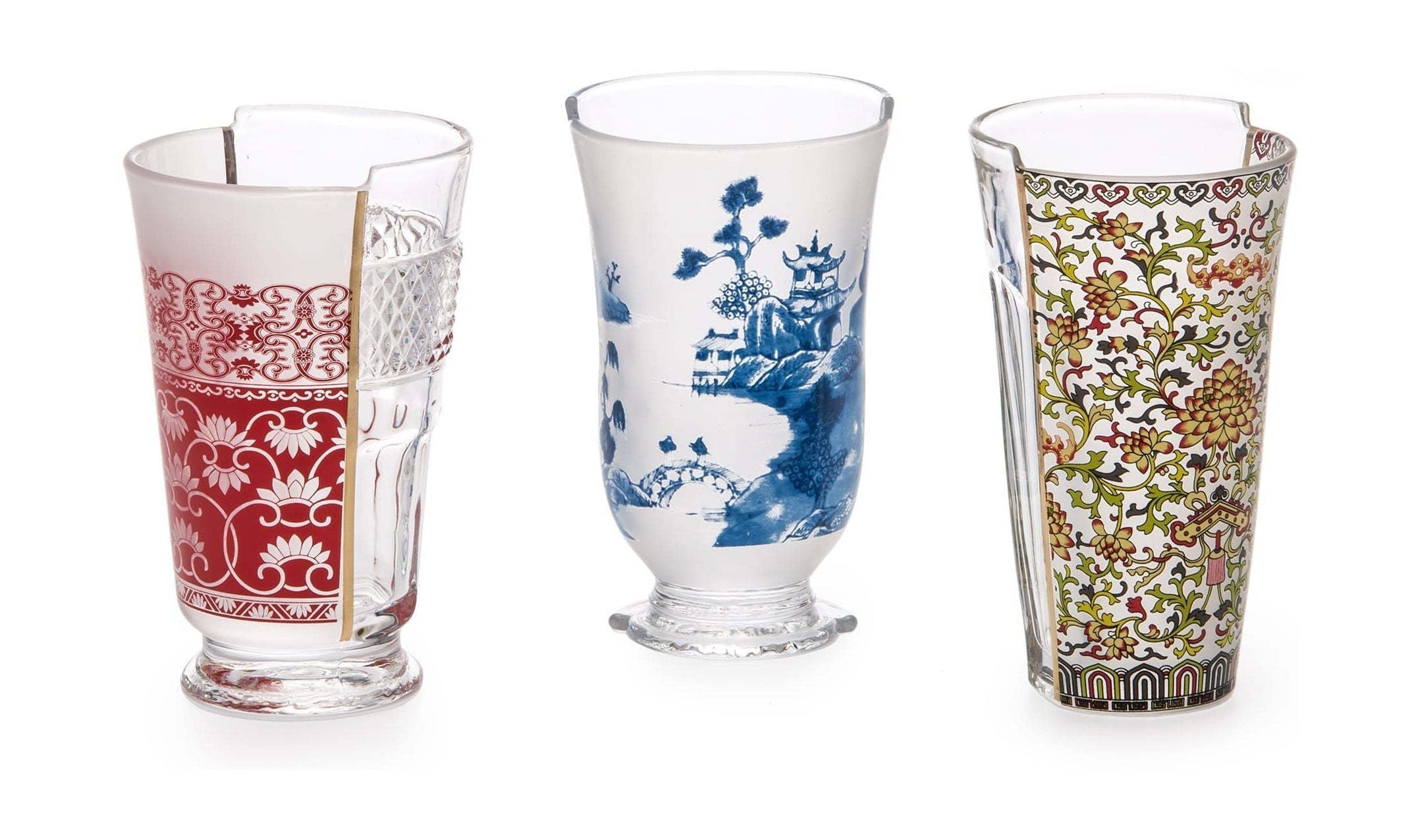 [product_category]-Seletti Hybrid Set Of 3 Glass, Clarice-Seletti-8008215097350-09735-SEL-1