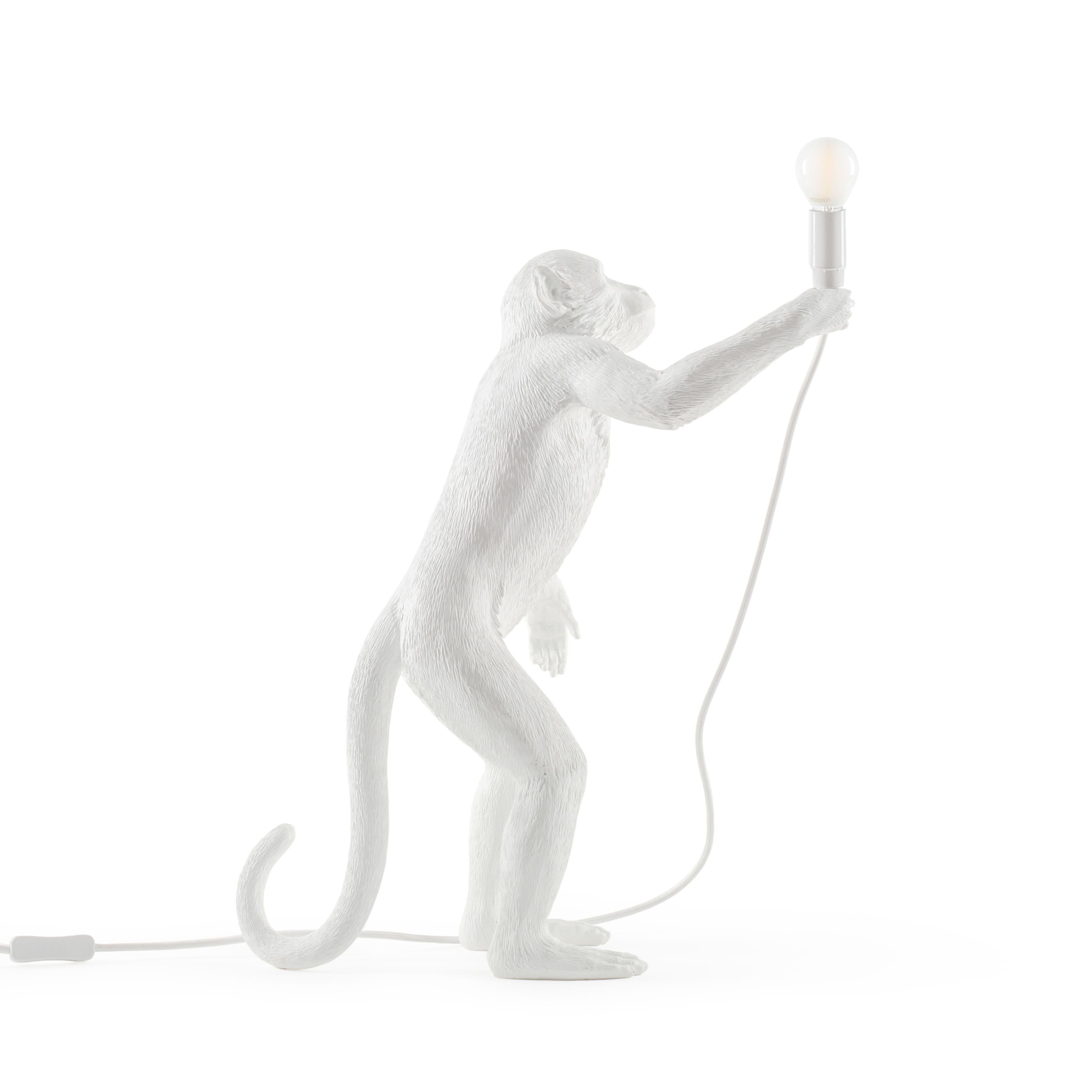 [product_category]-Seletti Monkey Outdoor Lamp White, Standing-Seletti-8008215149264-14926-SEL-2
