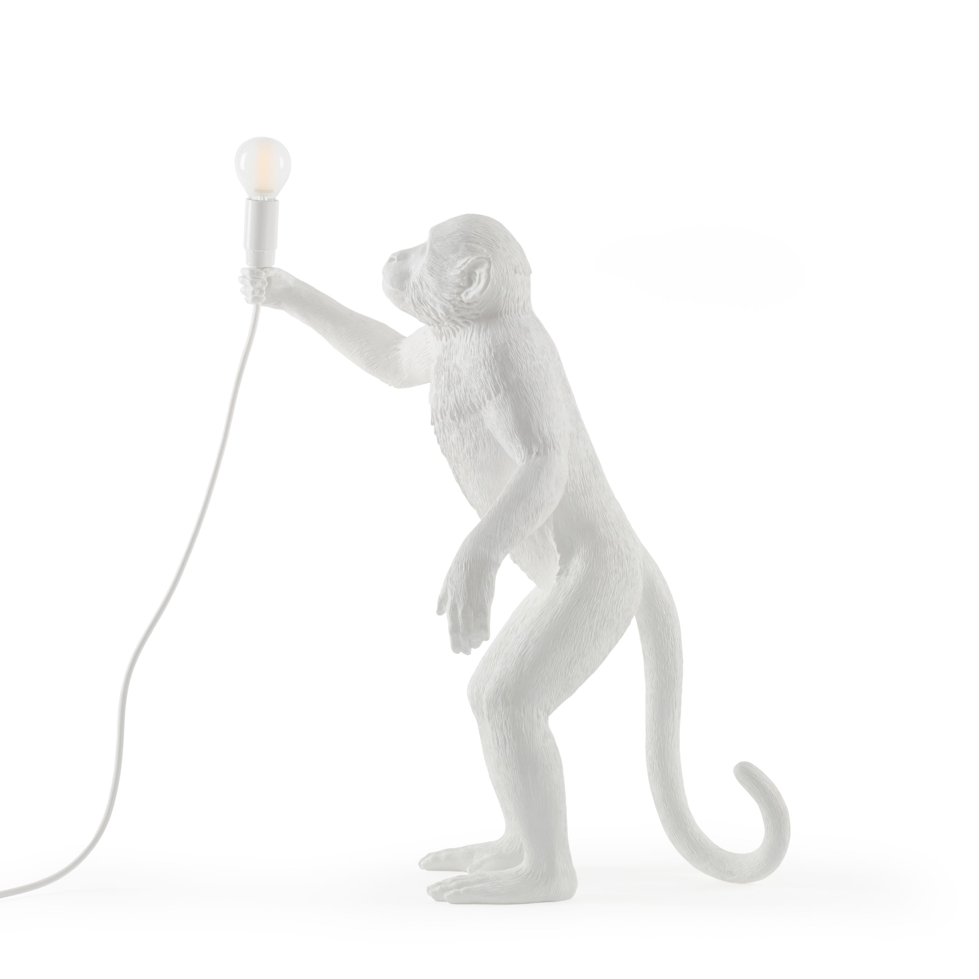 [product_category]-Seletti Monkey Outdoor Lamp White, Standing-Seletti-8008215149264-14926-SEL-3